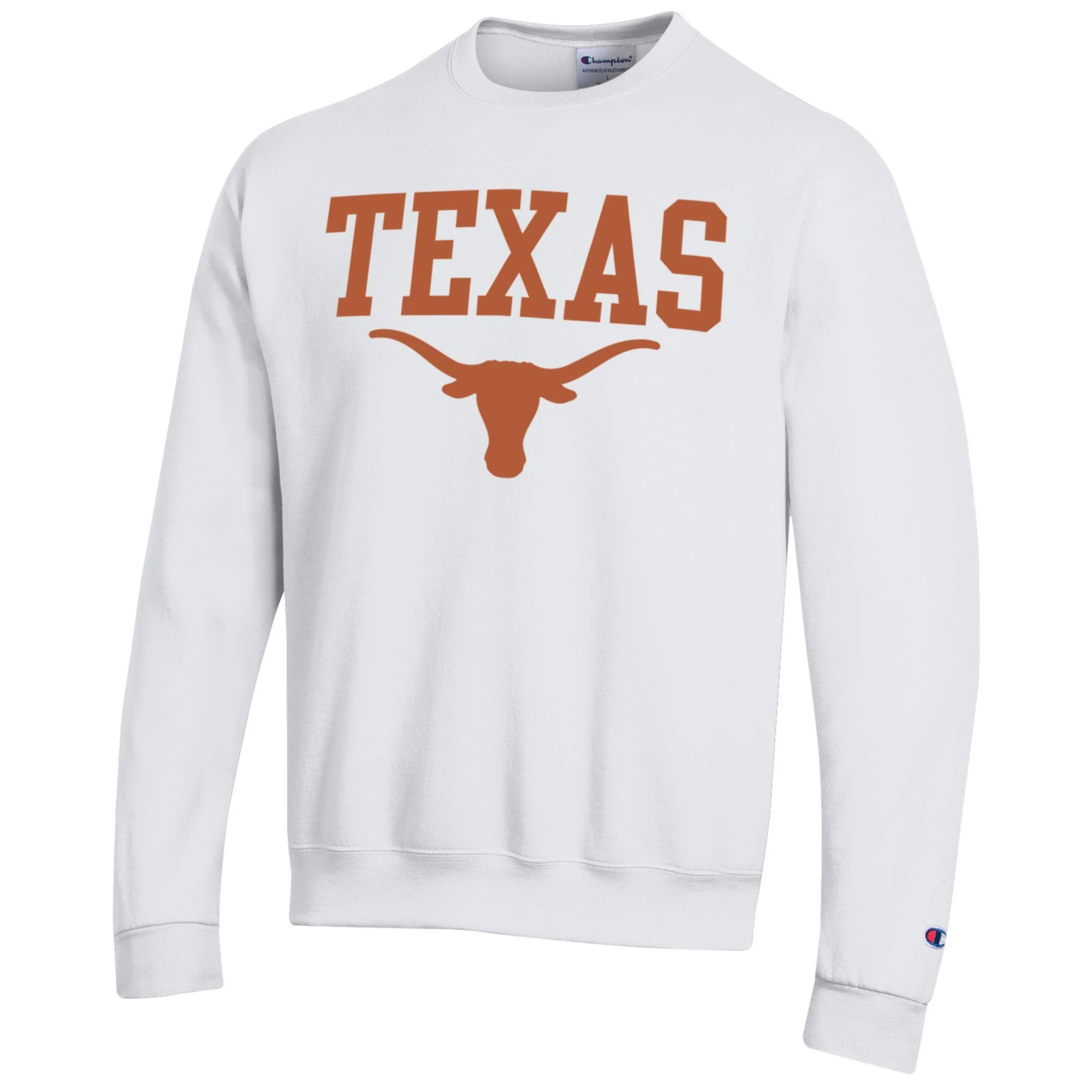 Champion Texas Longhorns Slab Crew Sweatshirt - Image 3
