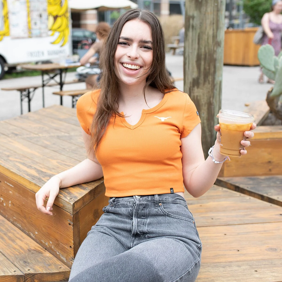 Hype and Vice Texas Longhorns Cali Tee - Image 4