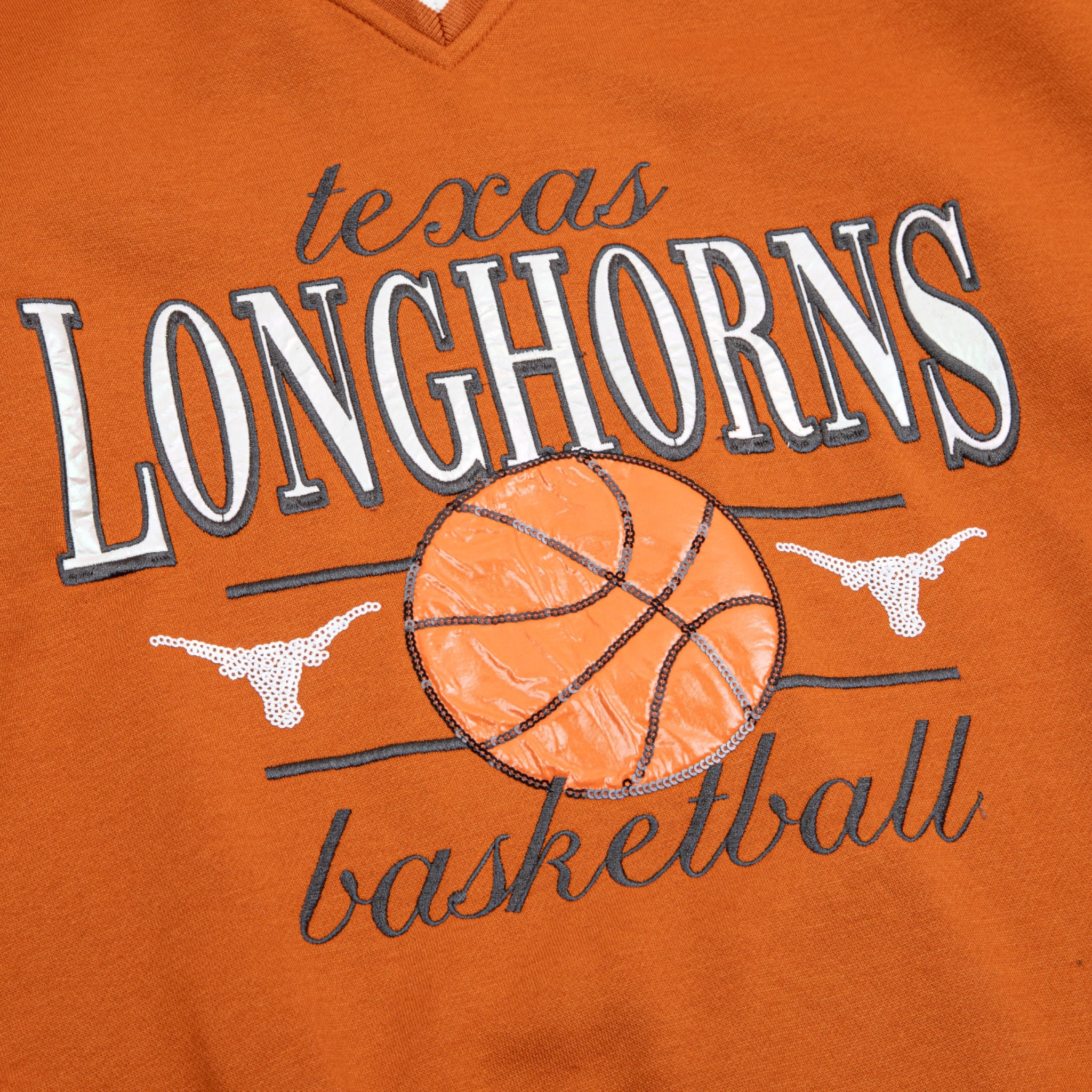 Stewart Simmons Texas Longhorns Courtside V-Neck Pullover - Image 3