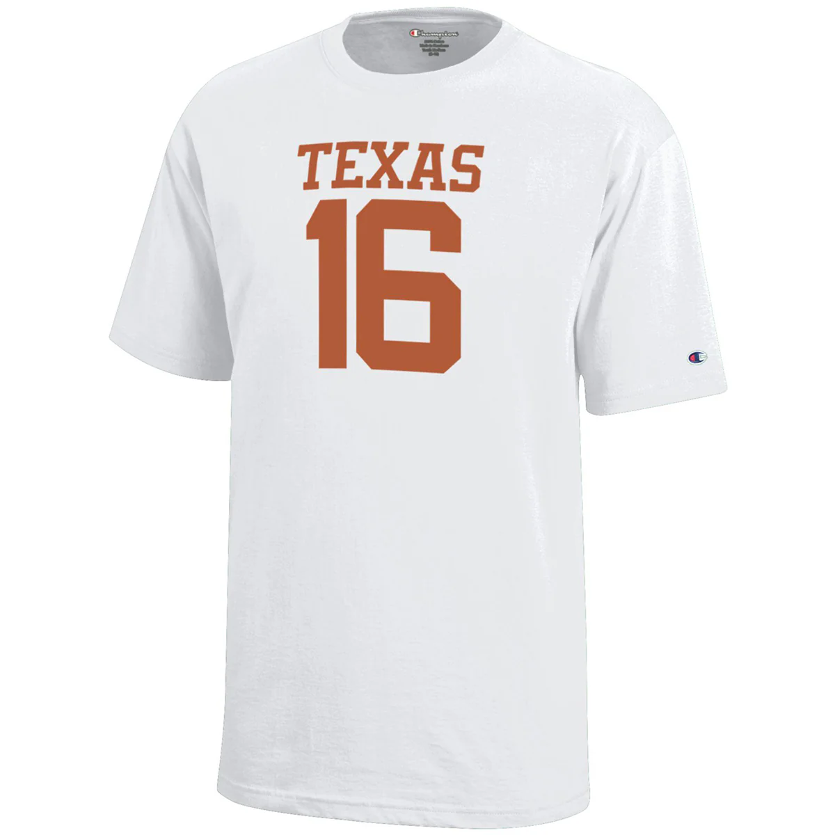 Youth Texas Longhorns NIL 16 Manning Tee - Image 3